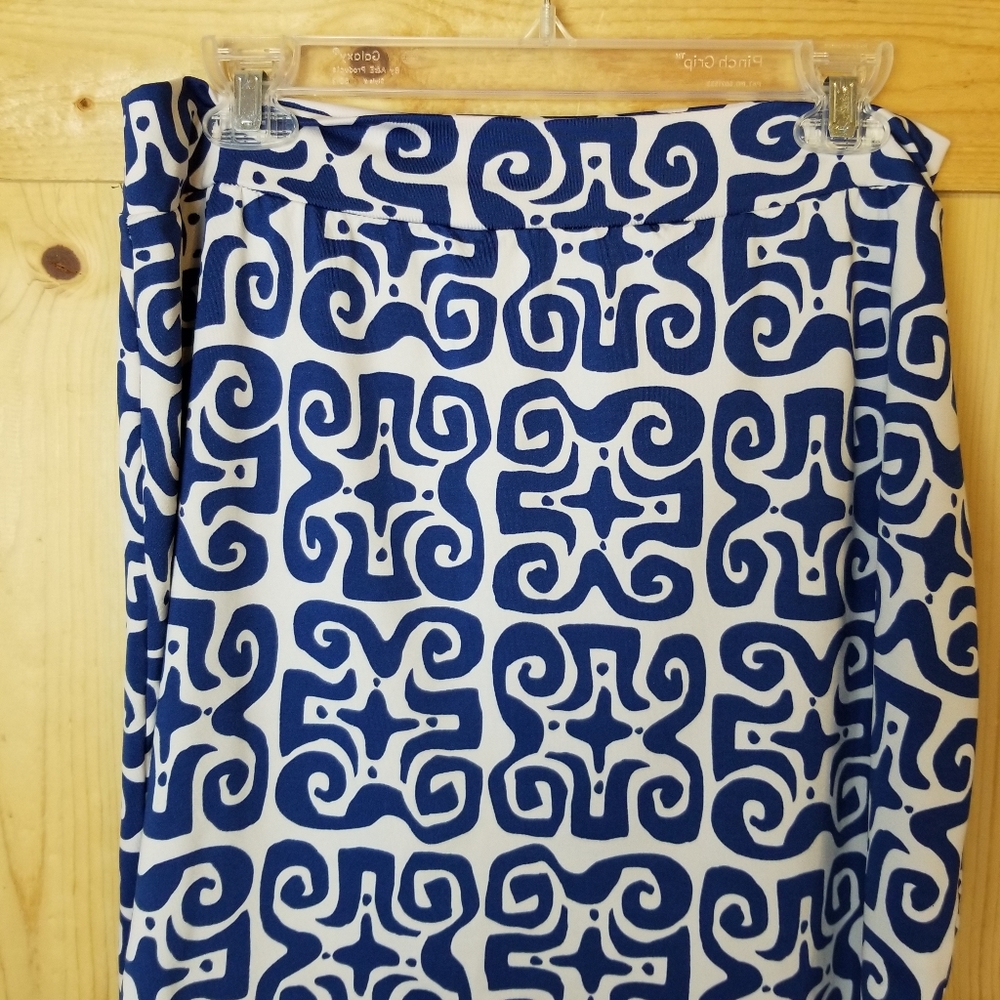 Buckhead Betties Print Stretchy A-Line Skirt View 3